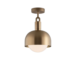 Buster and Punch - Forked Shade Globe Groot Plafondlamp opaal