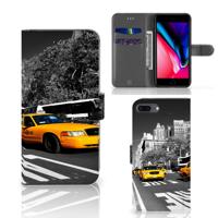 Apple iPhone 7 Plus | 8 Plus | Flip Cover | New York Taxi