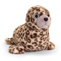 Keel Toys pluche bruine zeehond knuffel 35 cm - thumbnail