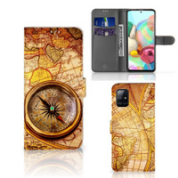 Samsung Galaxy A71 Flip Cover Kompas - thumbnail
