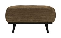 BePureHome Hocker 'Statement' Rib, kleur Rock