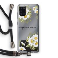 Daisies: Samsung Galaxy A31 Transparant Hoesje met koord