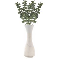 Chaks Kunsttak Eucalyptus - 5x - 69 cm - kunst zijdebloemen - kunstplant - met knoppen