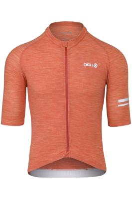 AGU Merino Fietsshirt Performance Heren - Oranje - L