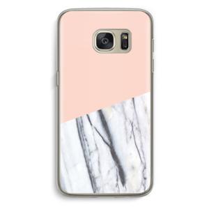 A touch of peach: Samsung Galaxy S7 Transparant Hoesje