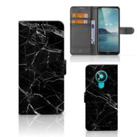 Nokia 3.4 | Bookcase | Marmer Zwart - Origineel Cadeau Vader