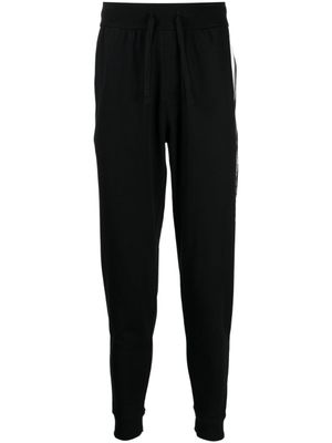 BOSS pantalon de jogging à logo imprimé - Noir