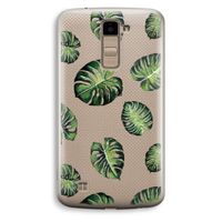 Tropische bladeren: LG K10 (2016) Transparant Hoesje
