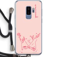 Best Friends: Samsung Galaxy S9 Plus Transparant Hoesje met koord