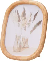 Fotolijst hout ovaal 0x0x21cm bruin