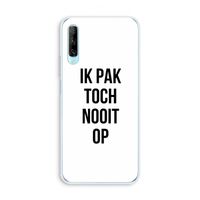 Ik pak nooit op: Huawei P Smart Pro Transparant Hoesje