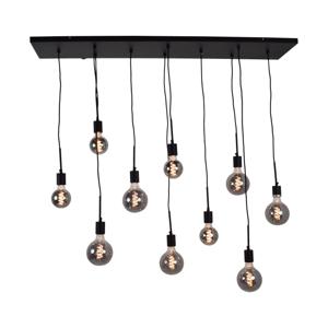 Urban Interiors Hanglamp Bulby 10-lamps - Zwart