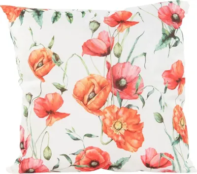 Anna&apos;s Collection buitenkussen weidebloemen 60x60cm multi