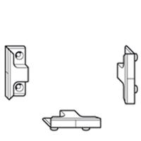 Roto sluitplaat 20 met nok Roto NT