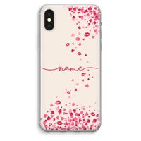 Hartjes en kusjes: iPhone XS Max Transparant Hoesje