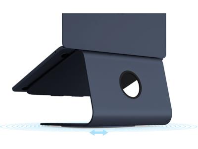 rain design Rain Design mStand 360 Laptop Stand + Swivel Base Midnight actie pakket 5+1 gratis