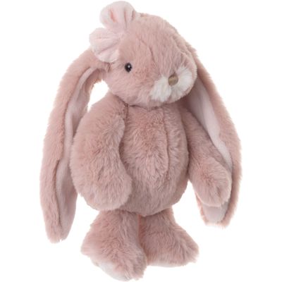 Bukowski pluche konijn knuffeldier - oud roze - staand - 22 cm - luxe knuffels Bukowski pluche konijn knuffeldier - oud roze - staand - 22 cm - luxe knuffels