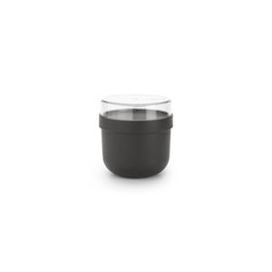 Brabantia Make & Take yoghurtbeker 0,5 liter, kunststof - Dark Grey