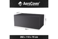 AeroCover | Tafelhoes 260 x 110 x 70(h) cm - thumbnail