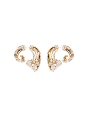 Bibi van der Velden boucles d'oreilles en or 18ct à diamants