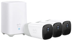 Eufy eufyCam 2 Pro 3-Cam Kit Rond IP-beveiligingscamera Binnen & buiten 2048 x 1080 Pixels Muur
