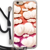 Katoen Wolken: iPhone 6 PLUS / 6S PLUS Transparant Hoesje met koord