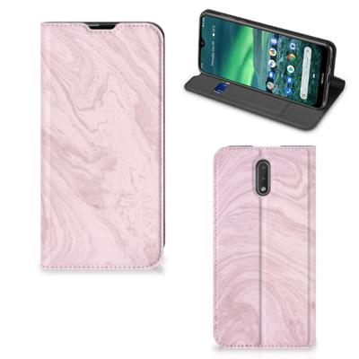 Nokia 2.3 | Standcase | Marble Pink - Origineel Cadeau Vriendin