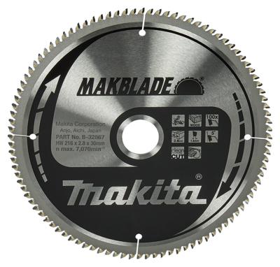 Makita Accessoires Afkortzaagblad Hout 216X30X2,1 100T - B-32867