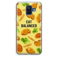 Eat Balanced: Samsung Galaxy A6 (2018) Transparant Hoesje