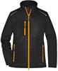 James & Nicholson JN1819 Ladies´ Hybrid Jacket - /Black/Neon-Orange - XS