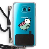 Birdy: Samsung Galaxy S6 Transparant Hoesje met koord