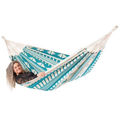 Hangmat Tweepersoons 'Ibiza' Harbour - Blauw - Colombiaanse - 160 kg - Luilak