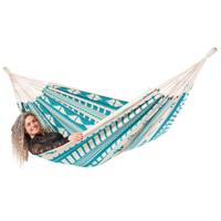 Hangmat Tweepersoons 'Ibiza' Harbour - Blauw - Colombiaanse - 160 kg - Luilak