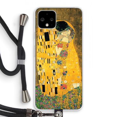 Der Kuss: Pixel 4 Transparant Hoesje met koord