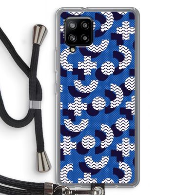 8-bit N°5: Samsung Galaxy A42 5G Transparant Hoesje met koord