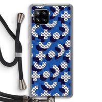 8-bit N°5: Samsung Galaxy A42 5G Transparant Hoesje met koord