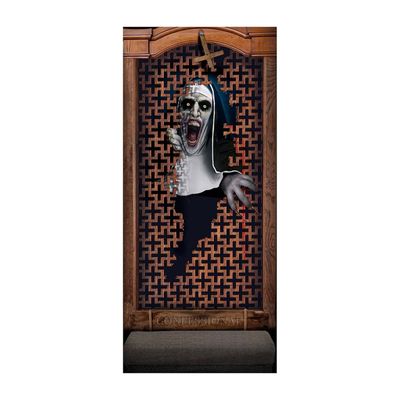 Horror deur scenesetter/deurposter - zombie non - Halloween thema versiering - 180 x 80 cm