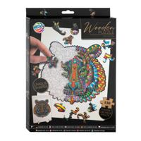 Creative Craft Group Puzzel hout figuur tijger 130 stukjes