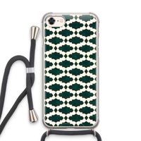 Moroccan tiles: iPhone 8 Transparant Hoesje met koord