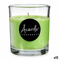 Geurkaars Groene Thee 7 x 7,7 x 7 cm (12 Stuks)