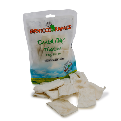 Farm Food Rawhide dental chips medium 100gr