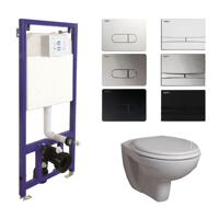 Toiletset Budget Set 02 B&W Compact Met B&W Drukplaat