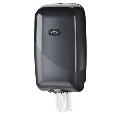 Poetspapierdispenser Pearl Line P17 klein zwart 431155 Poetspapierdispenser Pearl Line P17 klein zwart 431155