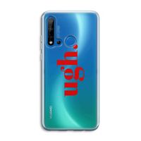 Ugh: Huawei P20 Lite (2019) Transparant Hoesje