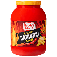 Gouda's Glorie red hot samurai sauce (3 liter)