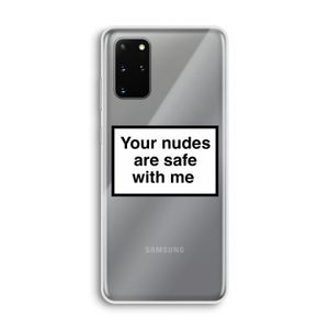 Safe with me: Samsung Galaxy S20 Plus Transparant Hoesje