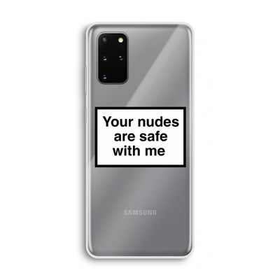 Safe with me: Samsung Galaxy S20 Plus Transparant Hoesje