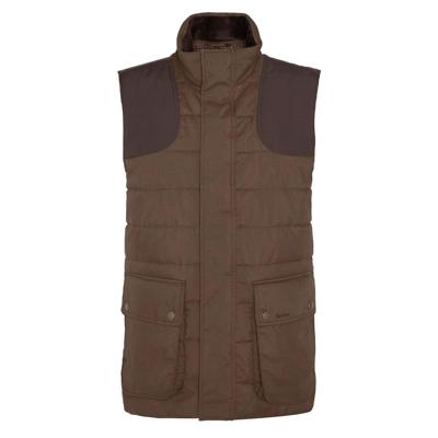 Heren Bodywarmer Braford Tattersall Dk Sand