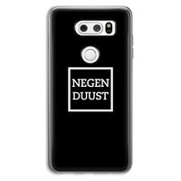 Negenduust black: LG V30 Transparant Hoesje