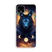 Wolf Dreamcatcher: Pixel 4 XL Transparant Hoesje